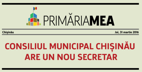 Consiliul municipal Chișinău are un nou secretar interimar Image