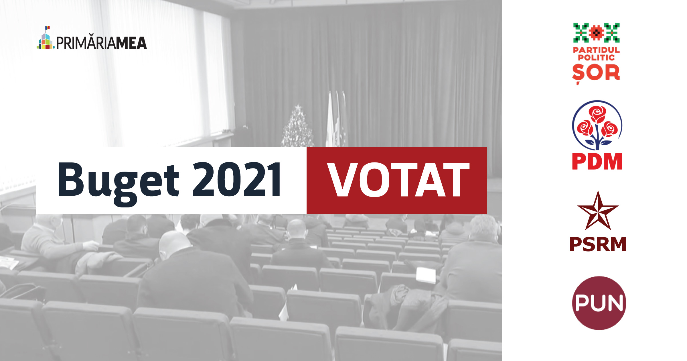 Bugetul municipal 2021 - votat în 5 minute Image